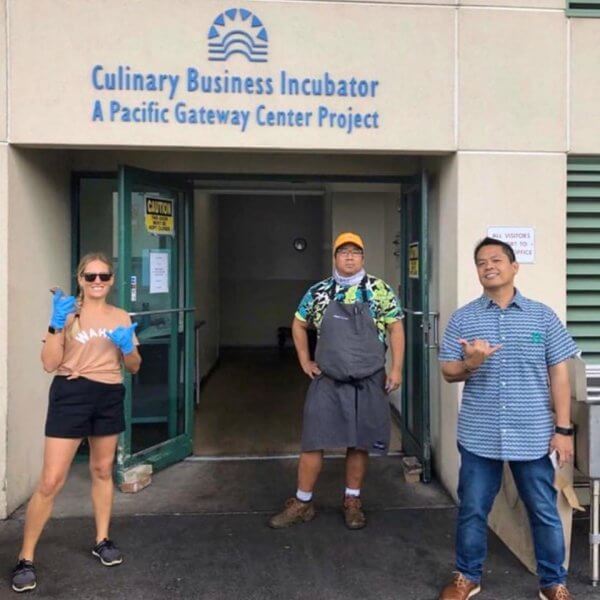 Chef Hui and Phil Acosta