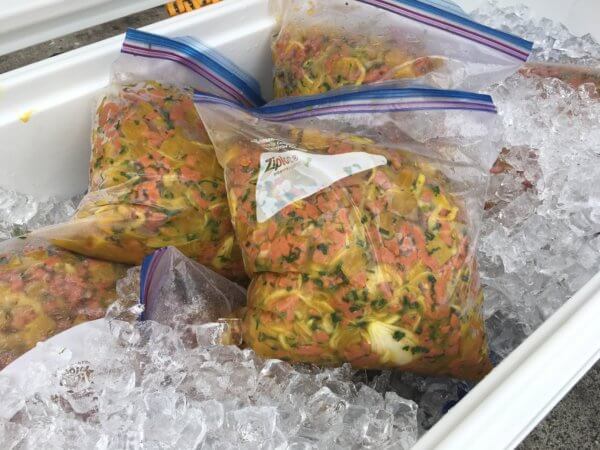 Rescued stir-fry ingredients from Koko Head Cafe