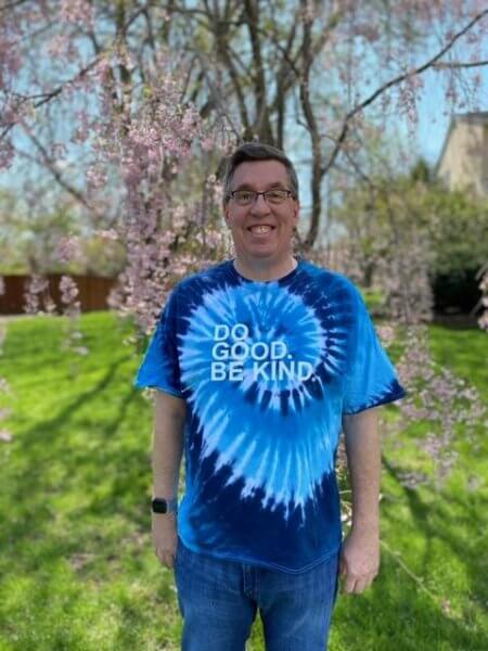 Do Good Be Kind Together Tee in Blue