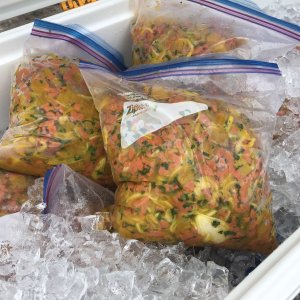Rescued stir-fry ingredients from Koko Head Cafe