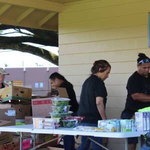 Rescued food at Aloha from Whitmore