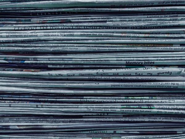 Stack of Newspapers